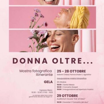 KC Gela – Mostra itinerante nell’ambito della prevenzione dei tumori al seno