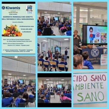 KC Lentini – Incontro a scuola sul diritto alla salute nella Giornata per i diritti dell’Infanzia e dell’Adolescenza