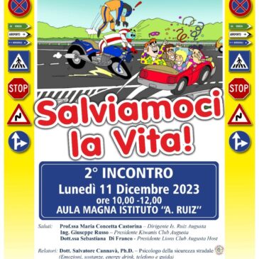 KC Augusta – Secondo incontro in interclub con il Lions sull’educazione stradale