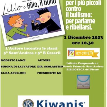 KC Francavilla al mare e la Costa dei Trabocchi – Il Bullismo raccontato con Lillo e Billo, il bullo