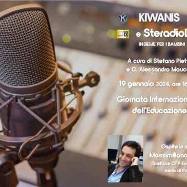 Dal Chair CRC C. A. Mauceri – Kiwanis e SteradioDj per la Giornata internazionale dell’Educazione