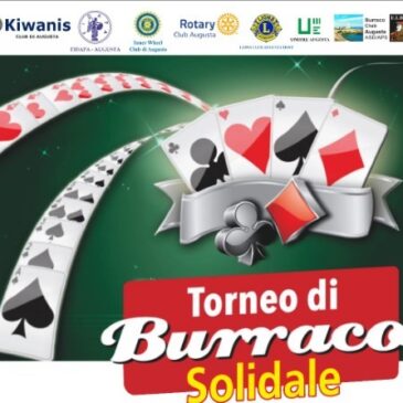 KC Augusta – Torneo Solidale di burraco con le associazioni di service della Consulta cittadina