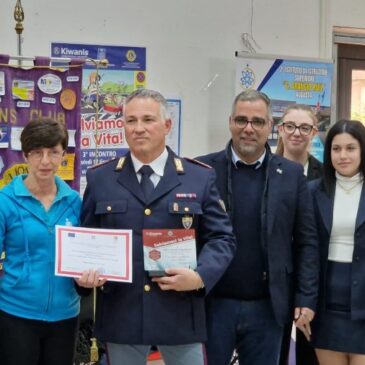 KC Augusta – Terzo incontro sul Progetto di Educazione stradale “Salviamoci la vita” in interclub con il Lions