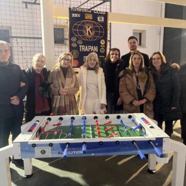 KC Trapani – Donazione di un Calciobalilla per disabili per il Giardino dello Sport