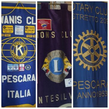 KC Pescara – Targhe storiche per antichi palazzi in interclub con altri club service