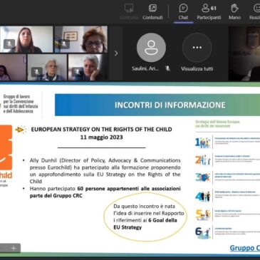 Dal Chair Diritti dei Minori, C.A. Mauceri – Prima Riunione Plenaria del Gruppo CRC per il 2024