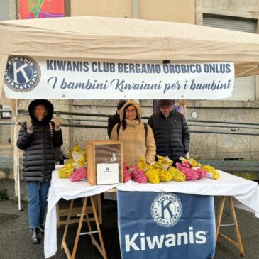 KC Bergamo Orobico – Vendita di Uova di Pasqua del Kiwanis