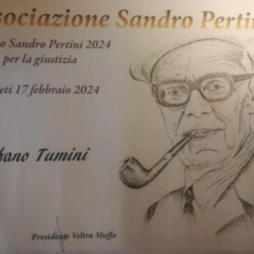 KC Chieti Pescara “G. D’Annunzio” – Premio “Sandro Pertini” per l’associazionismo al Presidente del Club Stefano Tumini