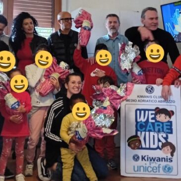 KC Medio Adriatico Abruzzo – Uova di Pasqua per i bimbi della Casa Famiglia La Rosa di Spoltore