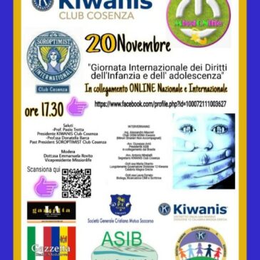 KC Cosenza – Videoconferenza sui diritti dell’infanzia