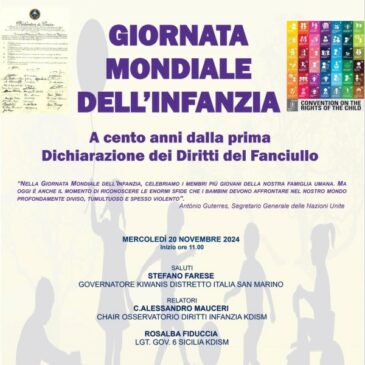 Dal Chair Osservatorio dei diritti dei minori, C.A. Mauceri