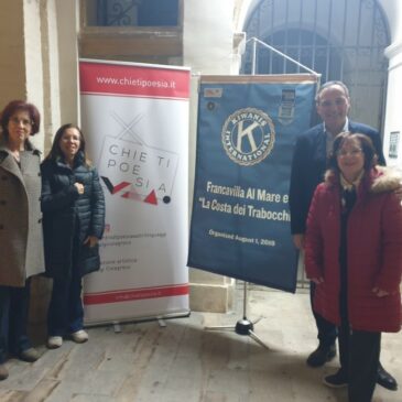 KC Francavilla al mare e la Costa dei Trabocchi – Partecipazione ad eventi culturali nell’ambito del Festival Chieti-Poesia