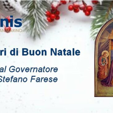 Dal Governatore Stefano Farese – Gli auguri di Buone Feste