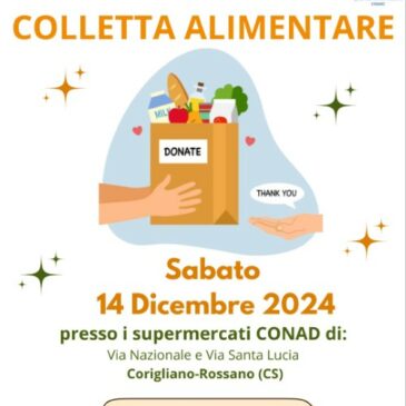 KC Corigliano e Key Club – Raccolta alimentare per famiglie in difficoltà
