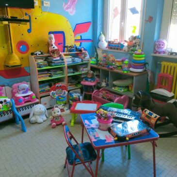 KC Erice – Con i Builders e i K-Kids giocattoli e libri al Reparto di Pediatria dell’Ospedale