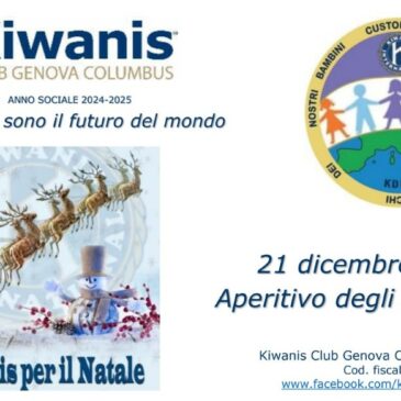 KC Genova Columbus – Aperitivo per gli auguri di Natale