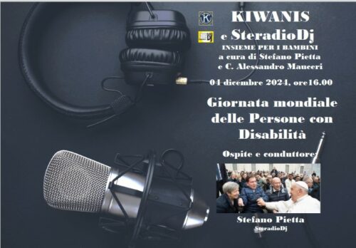 Kiwanis e Steradiodj – Giornata per i diritti delle persone con disabilità