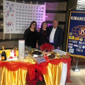 KC Vibo Valentia – “Festa dell’amicizia” del Natale kiwaniano con raccolta fondi per i service