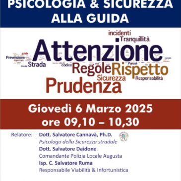 KC Augusta – Psicologia & sicurezza nella guida per gli alunni dell’I.C. Costa