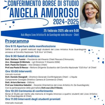KC Chieti Pescara G.D’Annunzio – “Borse di studio Angela Amoroso 2025”