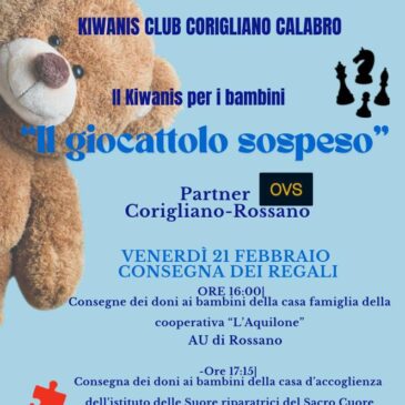 KC Corigliano – “Il dono del giocattolo sospeso”