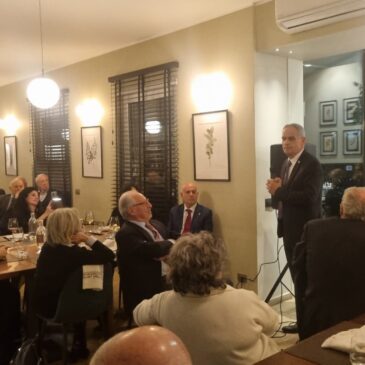KC Genova Columbus – Partecipazione all’incontro con l’Ambasciatore di Israele in Italia