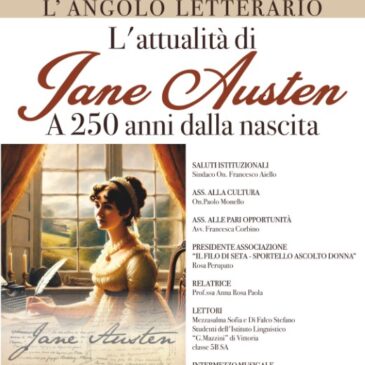 KC Vittoria – Evento culturale “L’attualità di Jane Austen”