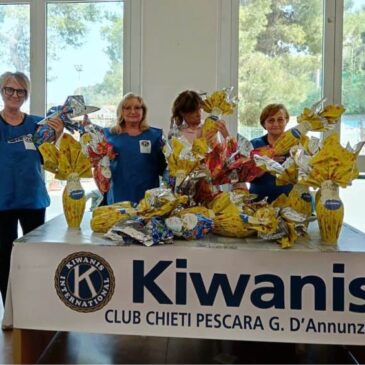 KC Chieti Pescara G. D’Annunzio – Donazione di uova di Pasqua all’Anffas Rosa Blu di Chieti e all’Associazione Orizzonte di Francavilla