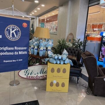 KC Corigliano Rossano Ippodamo da Mileto – Vendita di Uova di Pasqua per la costruzione di scuole in Bolivia