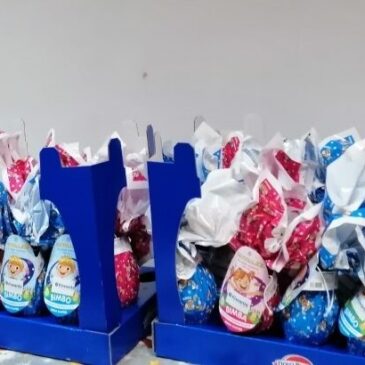 KC E-Gialai – Donazione di uova di Pasqua