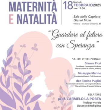 KC Kamarina – “Maternità e natalità: guardare al futuro con speranza”