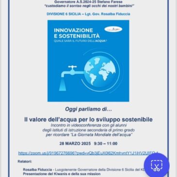 KC Vibo Valentia – Il club con i Builders partecipa alla videoconferenza sul valore dell’acqua