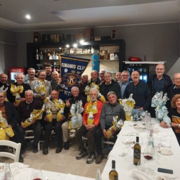 KC Vittoria – Assemblea dei soci e distribuzione delle Uova di Pasqua Kiwanis