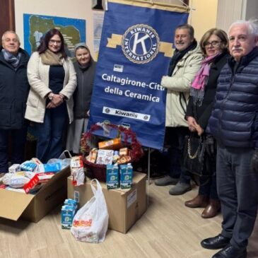KC Caltagirone Città della Ceramica – Raccolta alimentare in occasione delle festività natalizie
