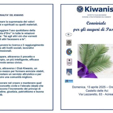 Divisione 2 Etna Patrimonio dell’Umanità – Conviviale di Pasqua