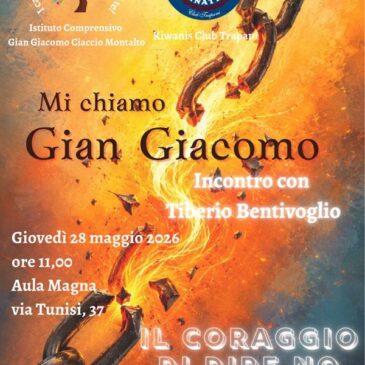 KC Trapani – Legalità e coraggio: incontro con Tiberio Bentivoglio autore del libro “Il coraggio di dire no”