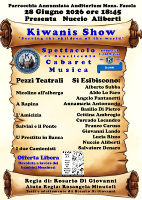 KC Messina Mata e Grifone e KC Peloro Messina – Spettacolo teatrale di beneficenza
