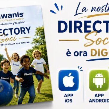 On line la nuova Directory del Kiwanis Distretto Italia San Marino, a cura di Giorgio Palma, coordinatore del Comitato Comunicazione